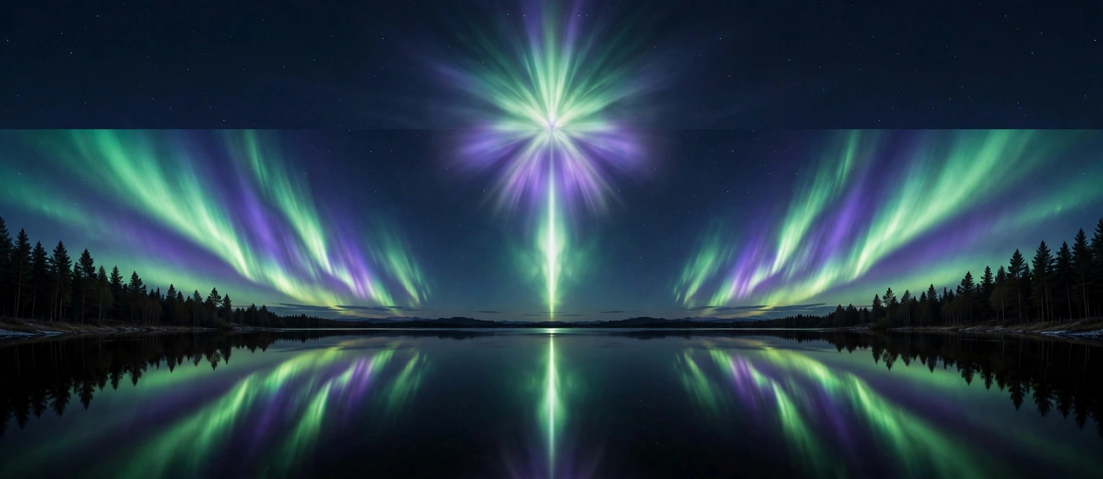 Aurora Mirror Lake inner display