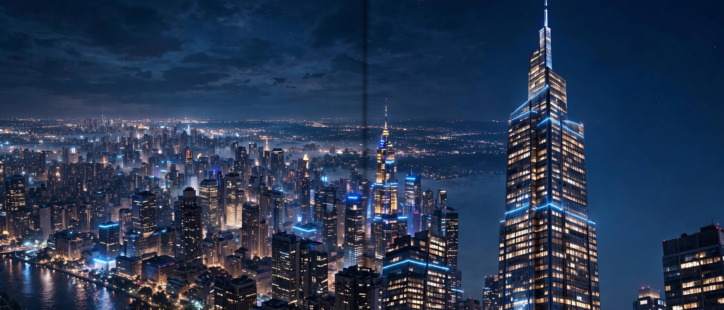 Skyline Tower Lights inner display